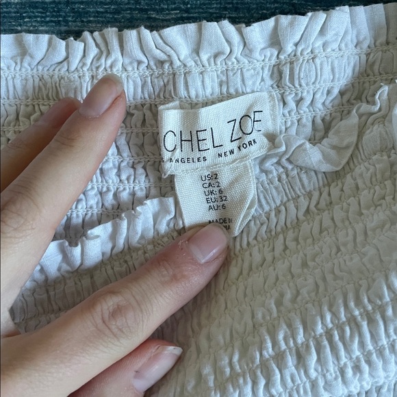 Rachel Zoe Cottage Core White Puff Sleeve Maxi Dress - Picture 12 of 12